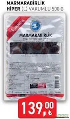 MARMARABİRLİK HİPER(L) SİYAH ZEYTİN 500 G fiyat ve kampanya bilgisi